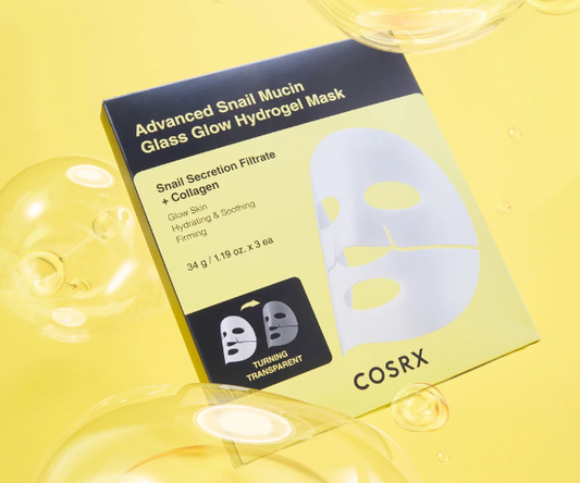 Advanced Snail Mucin Glass Glow Hydrogel Mask